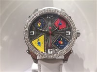 Montre Jacob & Co. Five Time Zone in Acier JCM58 - JCM58